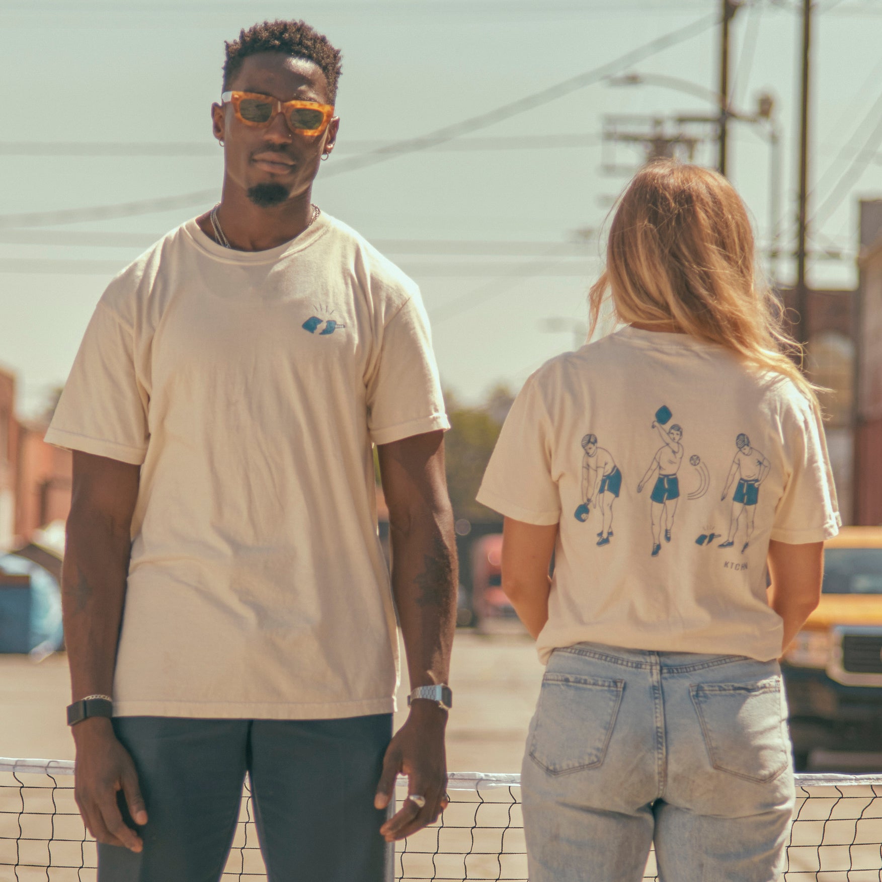 Broken Paddle Tee (Ivory)