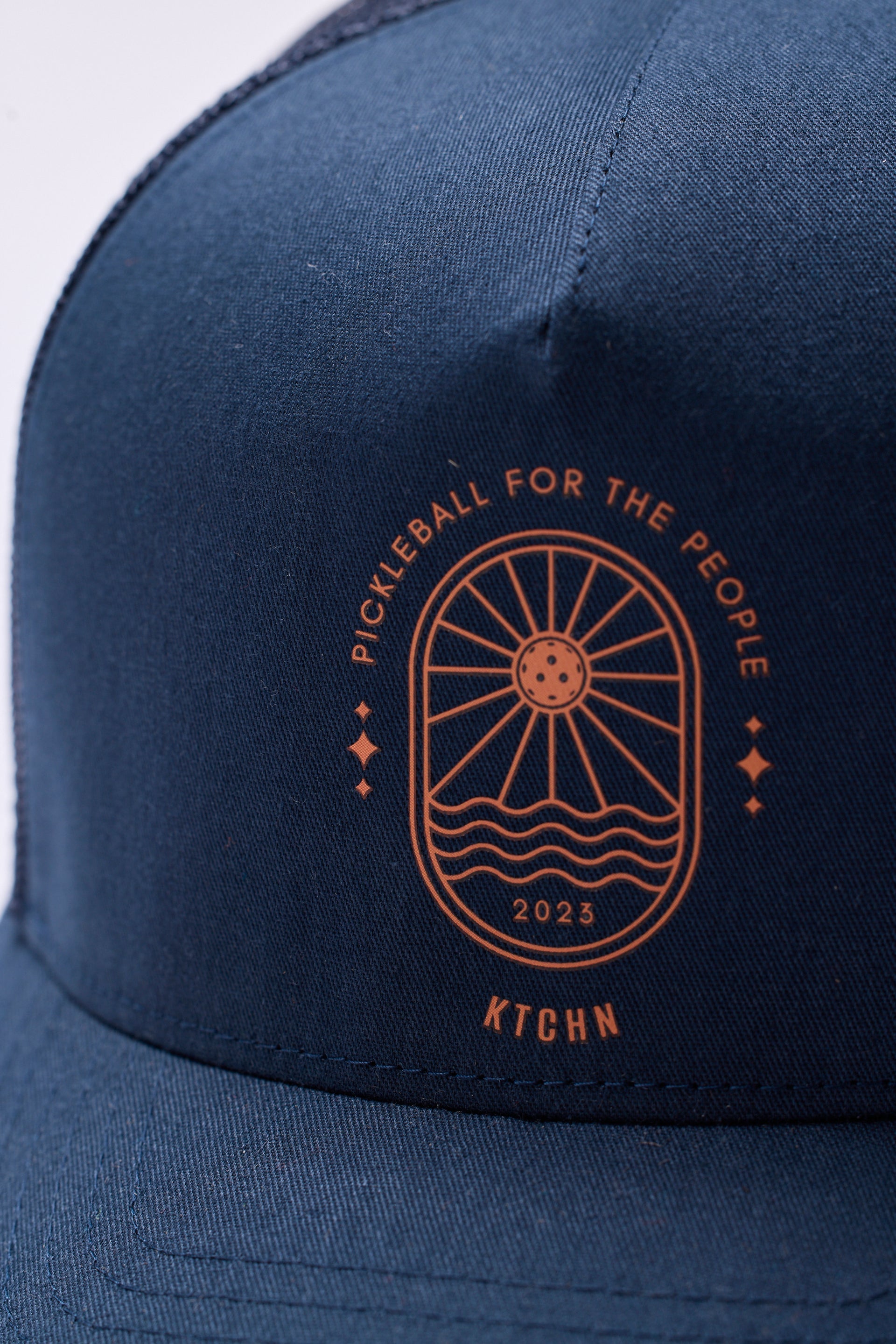 Pickleball For The People Sunset Snapback Cap