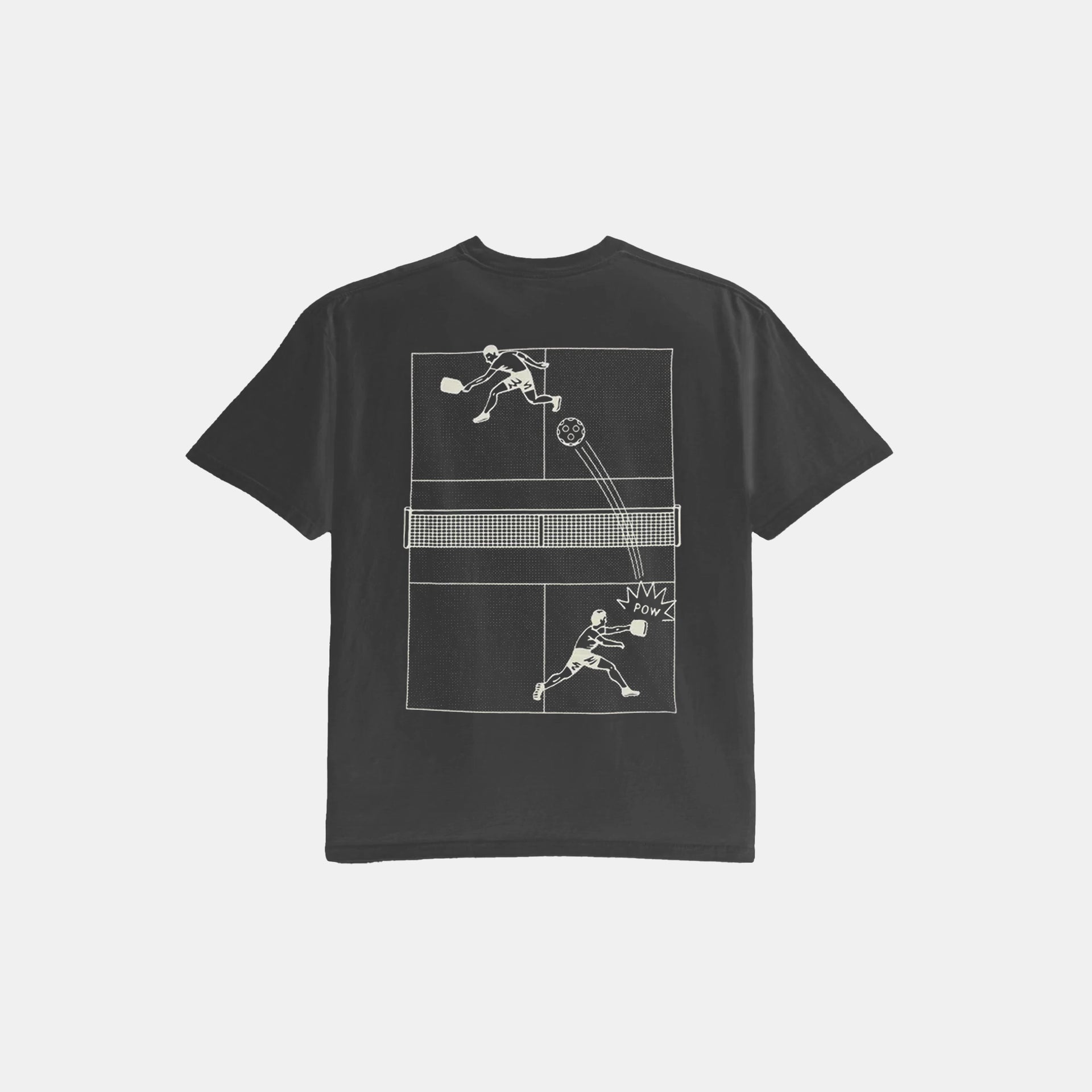 Retro Court Tee (Graphite)