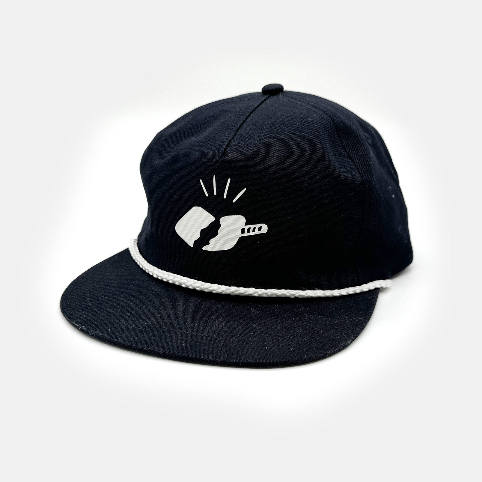 Broken Paddle Rope Hat (Navy)