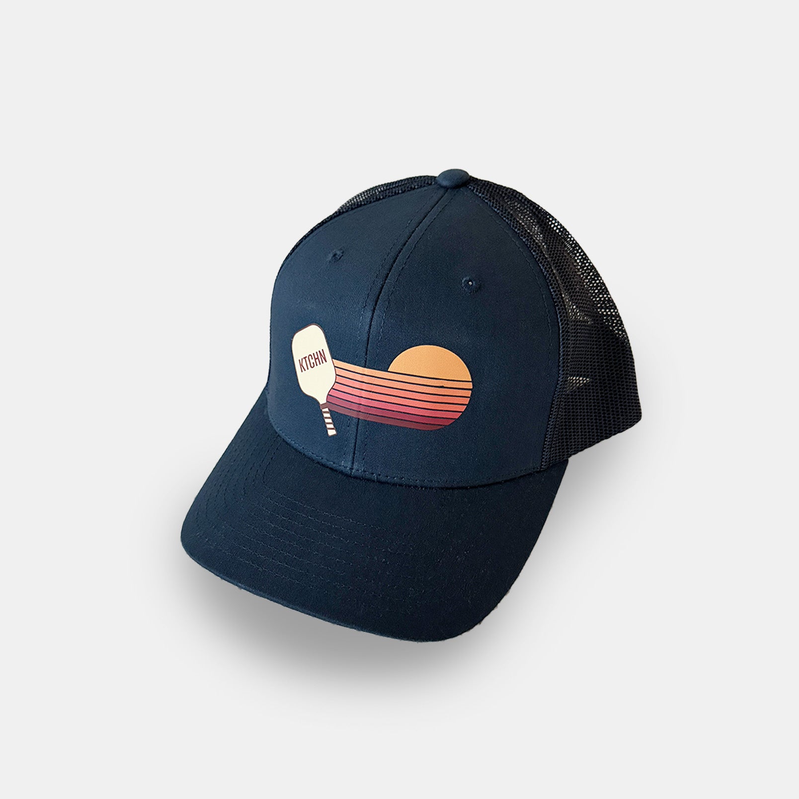 Retro Sunset Paddle Snapback Cap