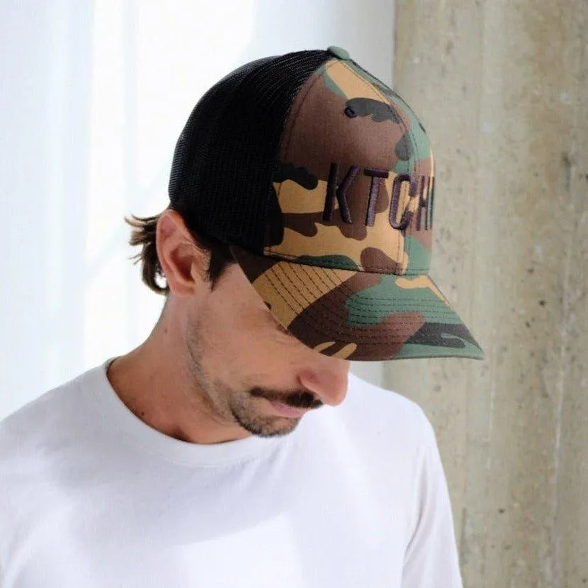 KTCHN Camo Pickleball Trucker - KTCHN