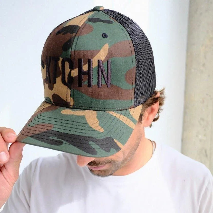 KTCHN Camo Pickleball Trucker - KTCHN