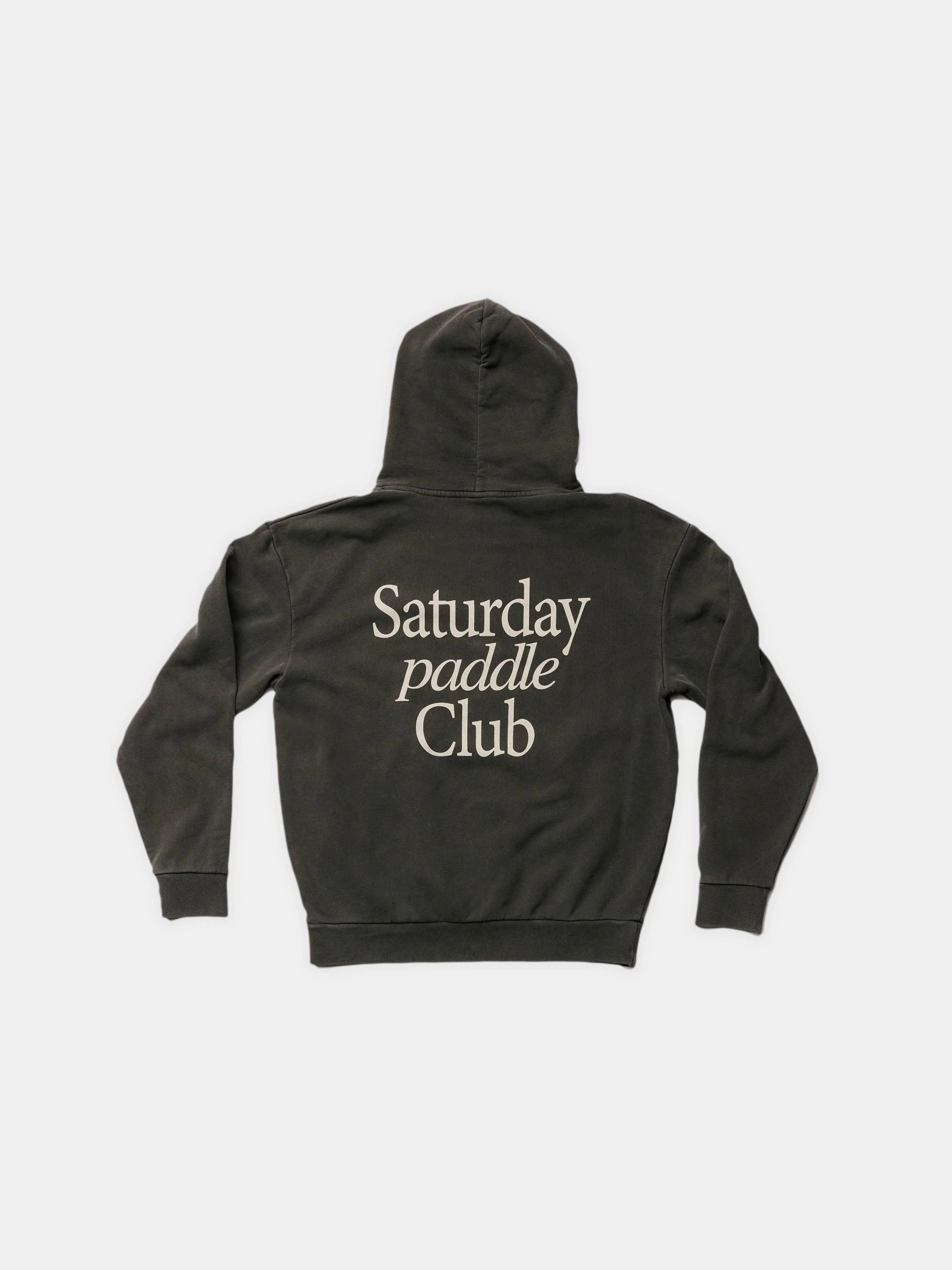 KTCHN Saturday Paddle Club Pickleball Hoodie (Vintage Black) - KTCHN