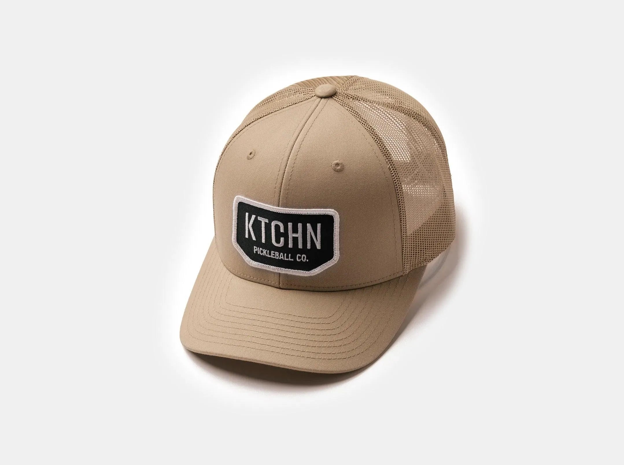 KTCHN Shield Patch Pickleball Hat (Khaki) - KTCHN