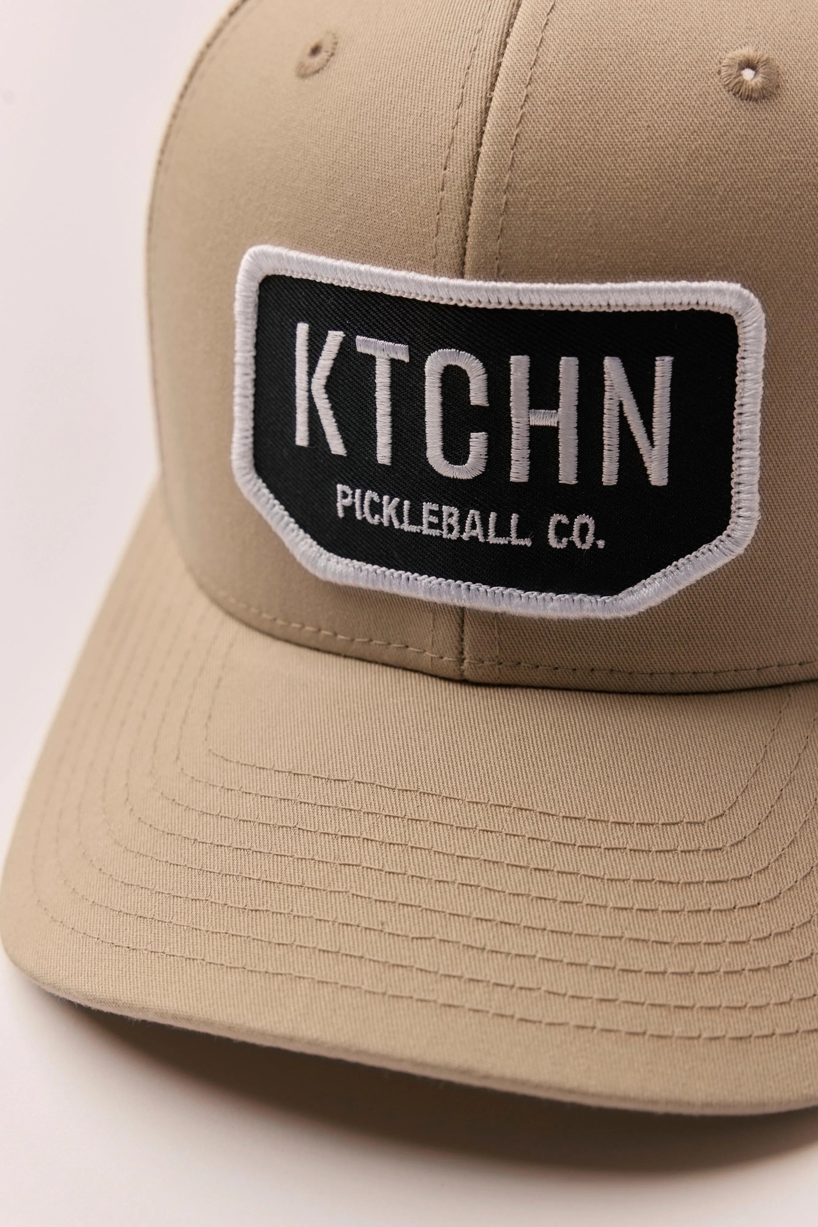 KTCHN Shield Patch Pickleball Hat (Khaki) - KTCHN