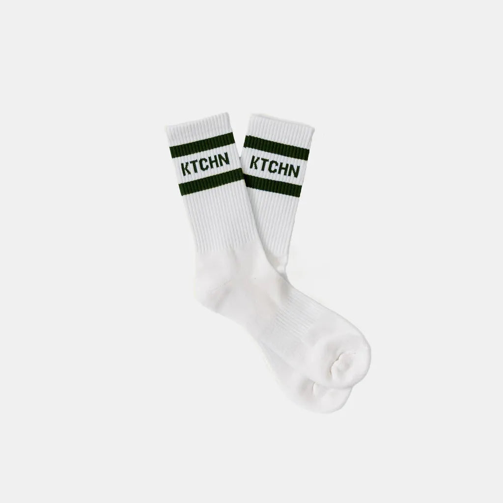 Retro Revival KTCHN Socks (Green) - KTCHN